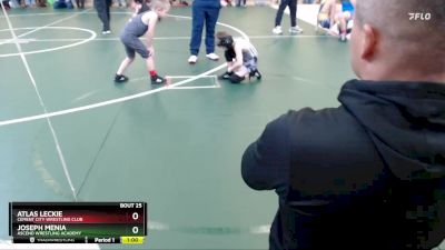 56 lbs Cons. Round 1 - Atlas Leckie, Cement City Wrestling Club vs Joseph Menia, Ascend Wrestling Academy