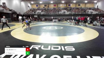 106 lbs Round Of 16 - Desmond Brown, Mount De Sales vs Tanner Tran, Father Ryan High School