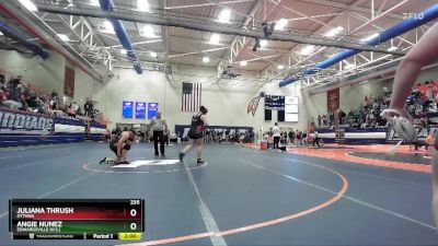 235 lbs Quarterfinal - Angie Nunez, Edwardsville (H.S.) vs Juliana Thrush, Ottawa