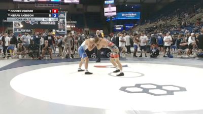 150 lbs Cons. Rd Of 32 - Cooper Corder, Illinois vs Kieran Akerson, Nebraska