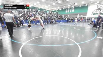 215 lbs Quarterfinal - Ethan Ono, Dos Pueblos vs Lucas Blessing, Santa Barbara