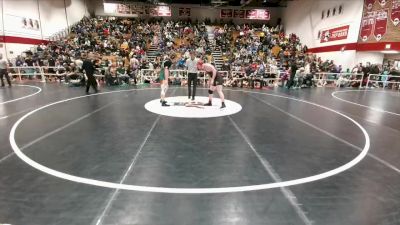 190 lbs Champ. Round 2 - Cale Dauwen, Pinedale vs Colter Krell, Kemmerer