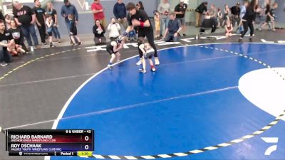 43 lbs Round 2 - Richard Barnard, Anchor Kings Wrestling Club vs Roy Dschaak, Valdez Youth Wrestling Club Inc.