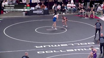 140 lbs Cons. Round 3 - Eddy Adkins, Lead-Deadwood vs Kenzie King, Canton