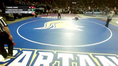 I-138 lbs Cons. Round 2 - Christopher Chan, Eastridge vs Daniel Jones, Burnt Hills