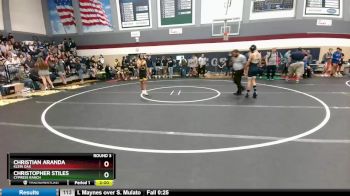106 lbs Round 3 - Christian Aranda, Klein Oak vs Christopher Stiles, Cypress Ranch