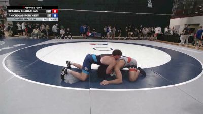 92 kg Champ. Rd Of 64 - Sepanta Ahanj-Elias, DMV RTC vs Nicholas Ronchetti, Southern Illinois Regional Training Center