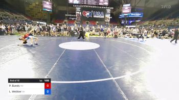 88 lbs Rnd Of 16 - Parker Bundy, Washington vs Loc Webber, Ohio