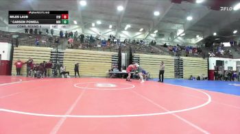 285 lbs Cons. Round 4 - Carson Powell, Norwell vs Miles Laub, Elwood Elite Wrestling