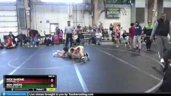 100 lbs Round 3 (4 Team) - Ben Owens, Diamond Fish vs Nick Barone, Scorpions