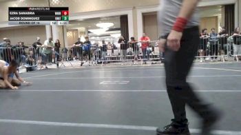 130 lbs Round Of 16 - Ezra Sanabria, Warriors Of Christ vs Jacob Dominguez, Unattached