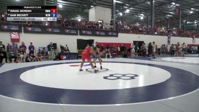 79 kg Champ. Rd Of 64 - Israel Moreno, Panther Wrestling Club RTC vs Sam Beckett, NLWC/TMWC