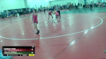 110 lbs Placement (16 Team) - Mollie Corkle, Charlies Angels Florida Pink vs Hannah Park, Team Iowa Crazy Coconuts