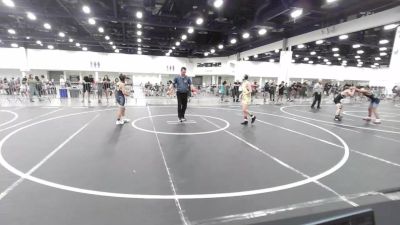 88 lbs Round Of 16 - Kaine Showers, Falls Academy vs Riley Ramirez, Pounders WC