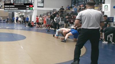 184 lbs Quarterfinal - Reese Spiro, Unrostered - EAP vs Brian Burburija, Air Force