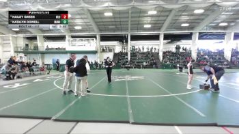 117 lbs Cons. Round 2 - Katalyn Dowell, Manchester vs Hailey Green, West Liberty