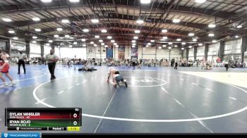 92 lbs Rd# 8- 12:30pm Saturday Final Pool - Dylan Whisler, Iowa Black vs Ryan Rojo, Minion Black