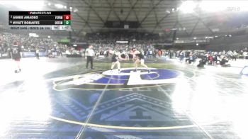 Boys 2A 190 lbs Champ. Round 2 - Wyatt Rodarte, Orting vs James Amadeo, Franklin Pierce