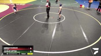 95 lbs Champ. Round 1 - Charlie Loftus, STMA (St. Michael/Albertville) vs Joshua Flohaug, WEM/JWP