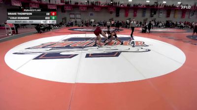 157 lbs Cons. Round 4 - Drake Thompson, Coe vs Cole Dummer, Augsburg