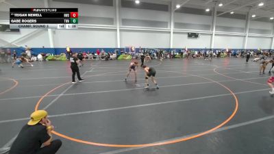 138 lbs Champ. Round 3 - Teigan Newell, Howe Wrestling School vs Gabe Rogers, Triangle WA