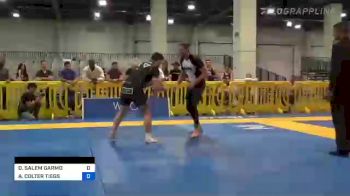 DAVID SALEM GARMO vs AARON COLTER TIEGS 2022 American National IBJJF Jiu-Jitsu Championship