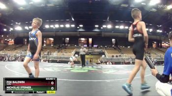 45 lbs Round 5 - Fox Baldwin, TCPS vs Nicholas Steiner, Niceville Wrestling Academy