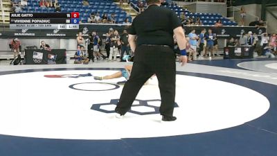 105 lbs Champ. Rd Of 32 - Julie Gatto, Virginia vs Vivienne Popadiuc, New Mexico