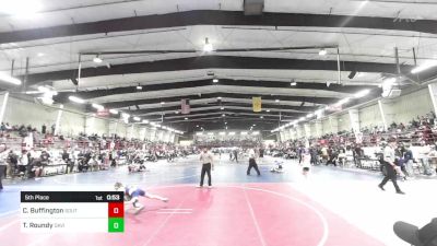 72 lbs 5th Place - Connor Buffington, Southwest Hammers vs Ty Roundy, Davis WC