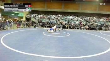 144 lbs Consi Of 32 #1 - Micael Reichbach, Rio Rancho vs Benjamin Ploehn, Stansbury