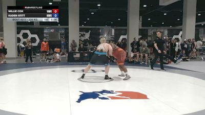 130 kg Champ. Rd Of 16 - Willie Cox, Vallo WC vs Kaden Stitt, Big Game Wrestling Club
