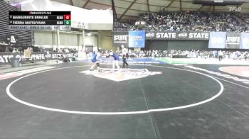 Girls 3A 145 lbs Champ. Round 1 - Marguerite Brinlee, Bellarmine Prep (Girls) vs Tierra Matsuyama, Bellarmine Prep (Girls)