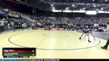 3A 120 lbs Quarterfinal - Kolter Burton, American Falls vs Cole Ingle, Weiser