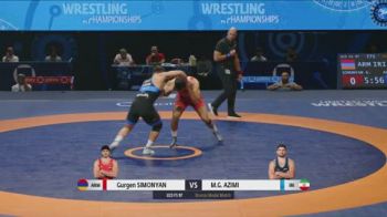 97 kg Final 3-5 - Gurgen Simonyan, Armenia vs Mohammadmobin Gholamali Azimi, Iran