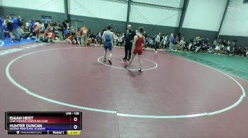 126 lbs Champ. Round 1 - Isaiah Heist, Lake Stevens Wrestling Club vs Hunter Duncan, Ascend Wrestling Academy