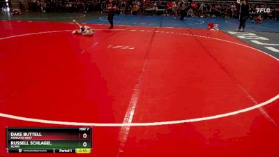 55 lbs Cons. Round 2 - Russell Schlagel, HLWW vs Dake Buttell, Mankato West