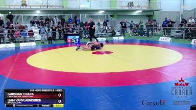 62kg Cons. Semi - Gurshan Thiara, Canadian Mal Wrestling vs Liam Vanvlaenderen, Riverdale WC