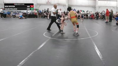100 lbs Round 2 (8 Team) - Kaleb Pollock, CTWHALE Blue vs Don Epstein, 84 Athletes
