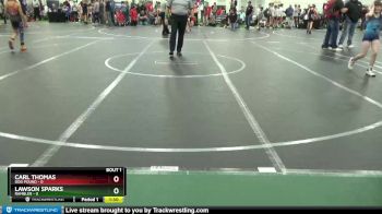 72 lbs Finals (2 Team) - Carl Thomas, Dog Pound vs Lawson Sparks, Rambler