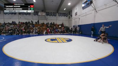 117 lbs Champ. Round 2 - Jeovanni Guerrero, Silver Creek vs Zachary Hoover, Laguna Creek