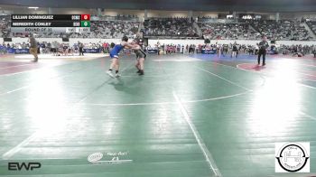 140 lbs Round Of 32 - Lillian Dominguez, Del City Middle School vs Meredith Conley, Bixby JH Girls
