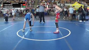 122 lbs Cons. Round 2 - Coltyn Hood, Cambridge vs Evan Caples, Cambridge