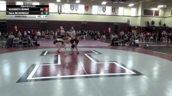 100 lbs Semifinal - Ella McGonegle, Iowa City Liberty vs Elizabeth Burns, Prairie, Cedar Rapids