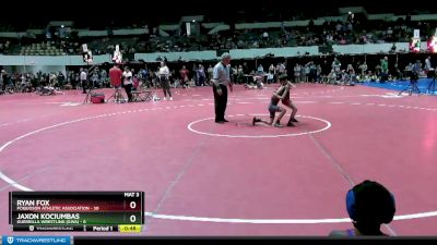 60 lbs Quarterfinal - Jaxon Kociumbas, Guerrilla Wrestling (GWA) vs Ryan Fox, Poquoson Athletic Association