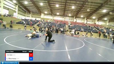 182 lbs Cons. Semi - Bobby Cox, Roy Wrestling Club vs Landon Shumway, Champions Wrestling Club