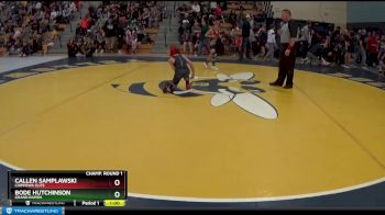 85 lbs Quarterfinal - Bode Hutchinson, Grand Rapids vs Callen Samplawski, Chippewa Elite