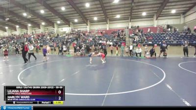 62-67 lbs Round 1 - Demi Hoskins, Sanderson Wrestling Academy vs Camree Cranford, Sons Of Atlas Wrestling Club