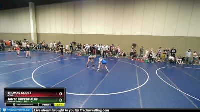 106 lbs Round 5 - Thomas Gorst, None vs Jantz Greenhalgh, Carbon Wrestling Club