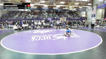 126 lbs 3rd Place Match - Cole Armstrong, Coeur D Alene vs Darryn Rossiter, Butte