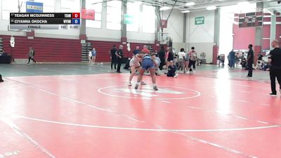 167 lbs Final - Teagan Mcguinness, Team Worldwide vs Ciyanna Okocha, Wyoming Seminary